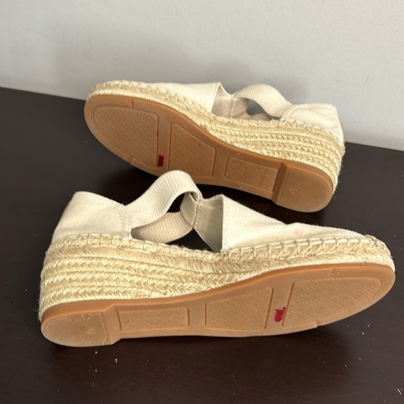 Tory Burch Sandal Catalina Espadrille Wedge
Natural Shoe Slip On Logo Sz 5 - Picture 10 of 13